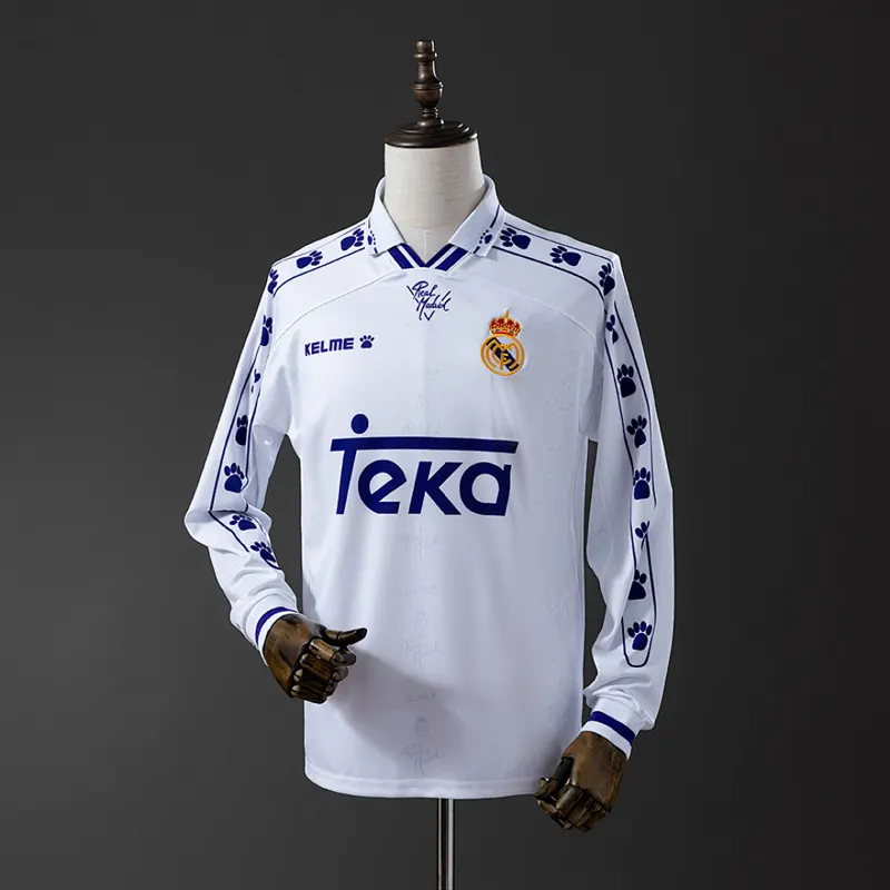 Real Madrid Home Long Sleeve Shirt 1994/95 &mdash; front view