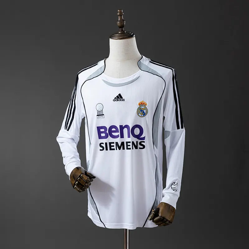 Real Madrid Heimtrikot Langarm 2006/07