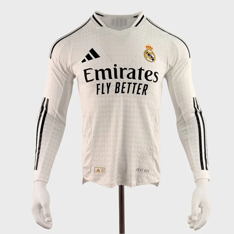 Real Madrid Home Long Sleeve Shirt 2024/25
