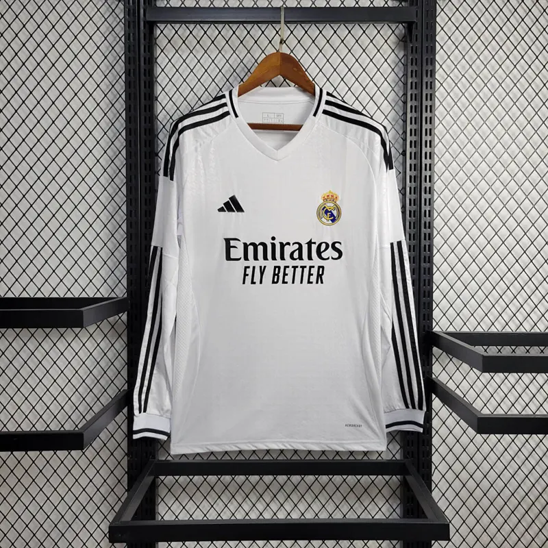Real Madrid Maglia casa manica lunga 2024