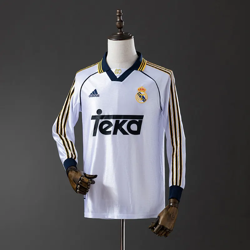 Real Madrid Home Long Sleeve Shirt &mdash; front view