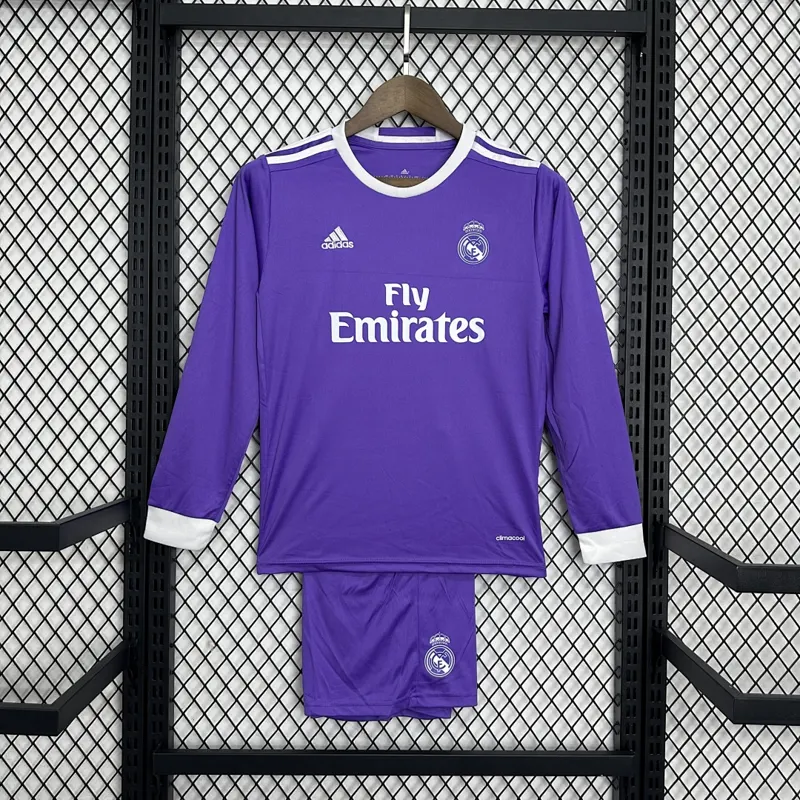 Real Madrid Maglia trasferta bambino manica lunga 2016/17