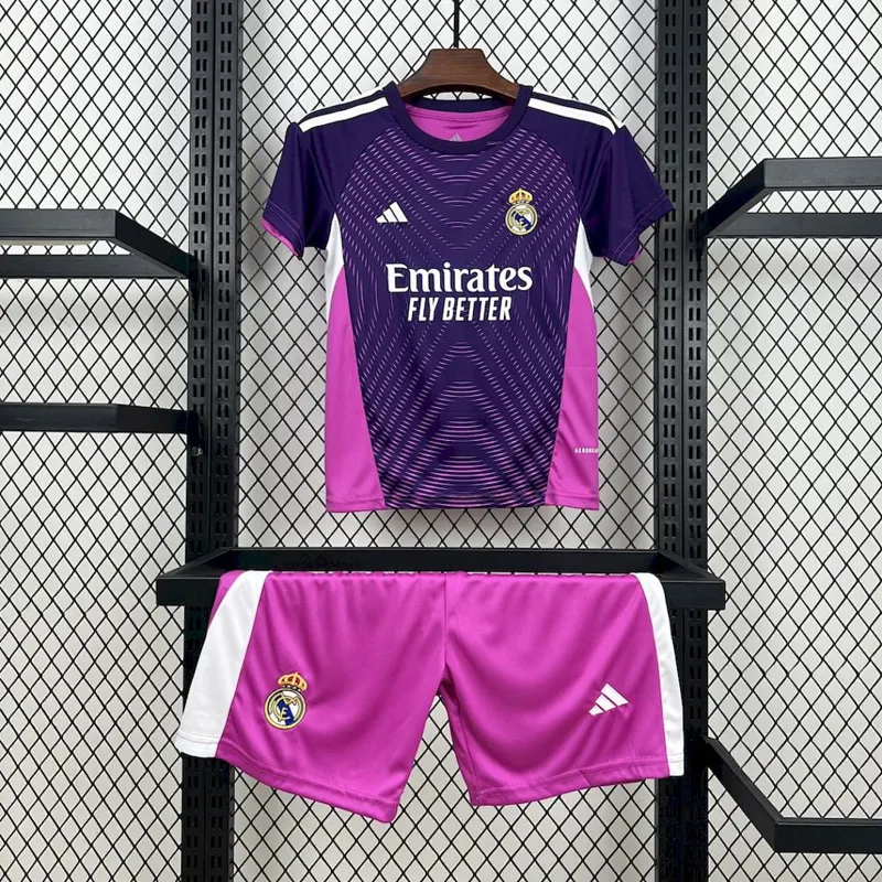 Real Madrid Kit de goleiro infantil 2025