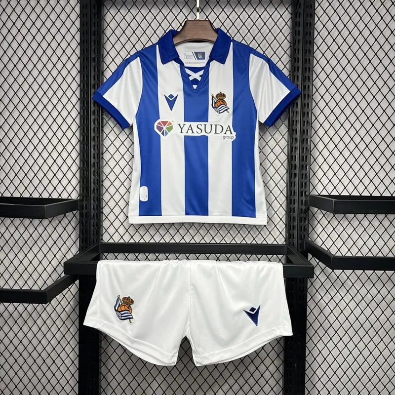 Real Sociedad Equipación local niño 2024