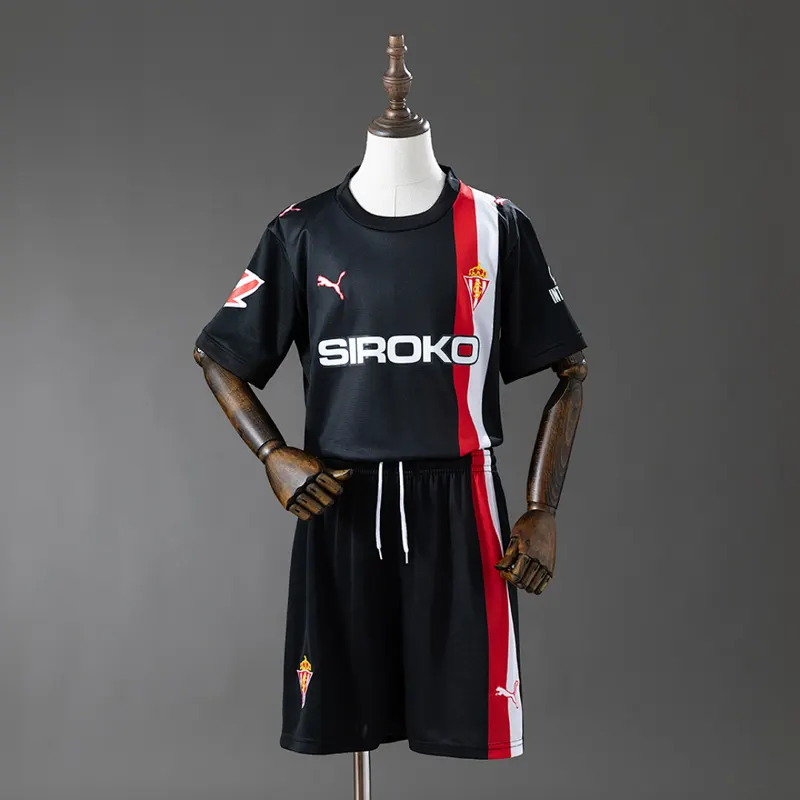Sporting Gijon Kit reserva infantil 2025/26