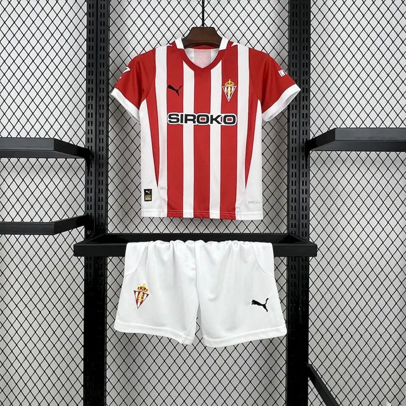 Sporting Gijon Kit titular infantil 2024/25