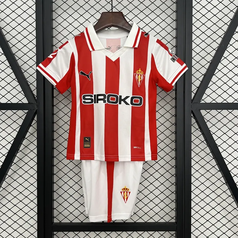 Sporting Gijon Camisa titular infantil 2025/26