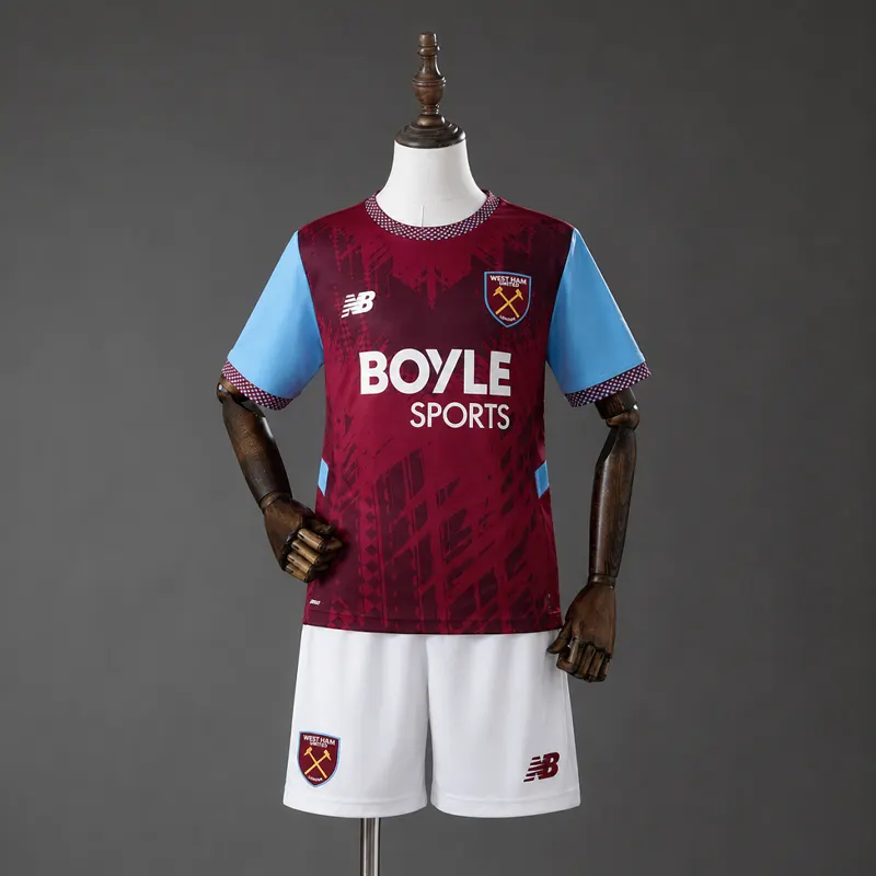 West Ham United Kids Home Kit 2026/27 &mdash; front view