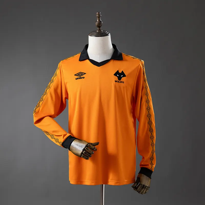 Wolverhampton Wanderers Koszulka domowa długi rękaw 1980/81